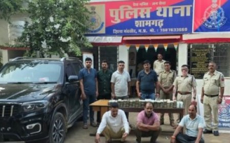 मंदसौर में स्कॉर्पियो के गुप्त खानों से मिले ₹1.29 करोड़, सरपंच समेत तीन लोग गिरफ्तार